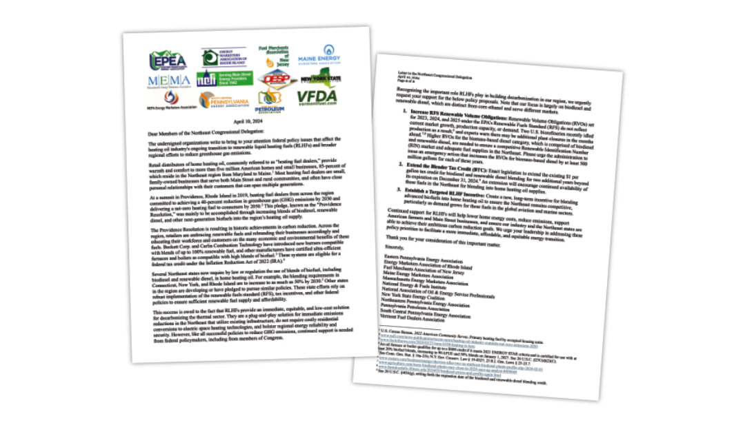 NEFI and Partners Reach Out to Northeastern Congressional Delegation