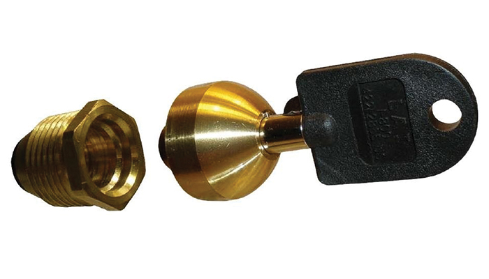 Oil & Energy Online :: Propane Tank Locks Deter Theft and Unauthorized Fills