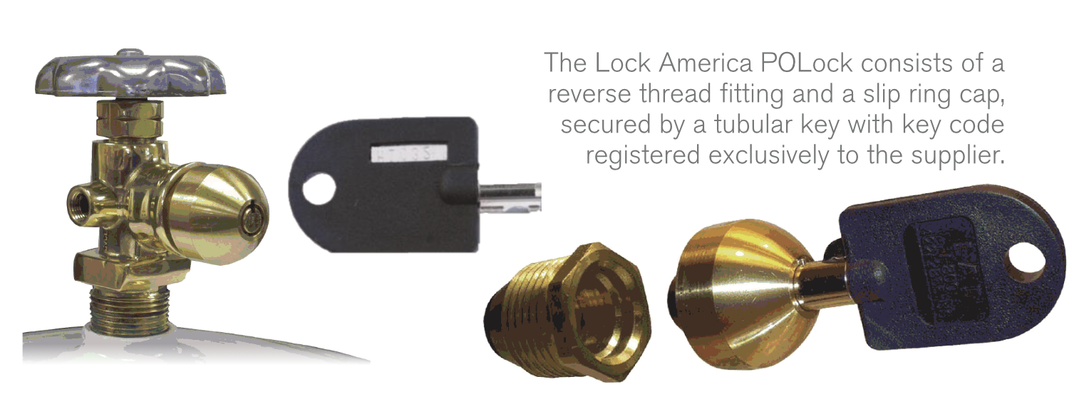 Propane Tank Locks Security Valve Locks // Propane Tank Locks - Propane  Filler Valve Locks - Propane Locks // Lock America Inc., The Definitive  Word in Locks